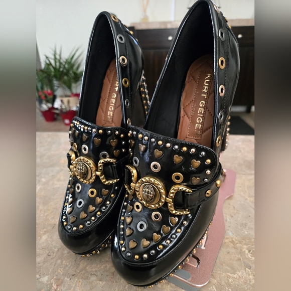 Kurt Geiger London Mansion Stud Loafer Pumps. SIZE 42 - Picture 2 of 14